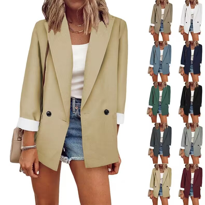 Xl Women'S Fashion - European and American Fashion New Solid
