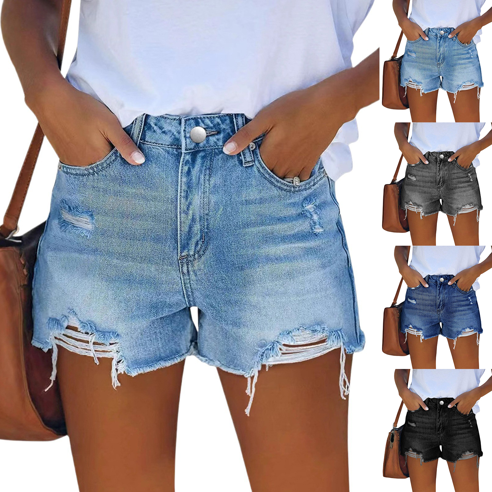 Women Fashion Jeans - Spring Summer Women Casual Versatile Denim