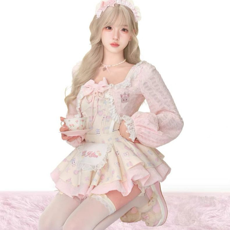 Japanese Sweet Lolita Style 3  – Women'S Fashion Knitwear Bewertung und Preis
