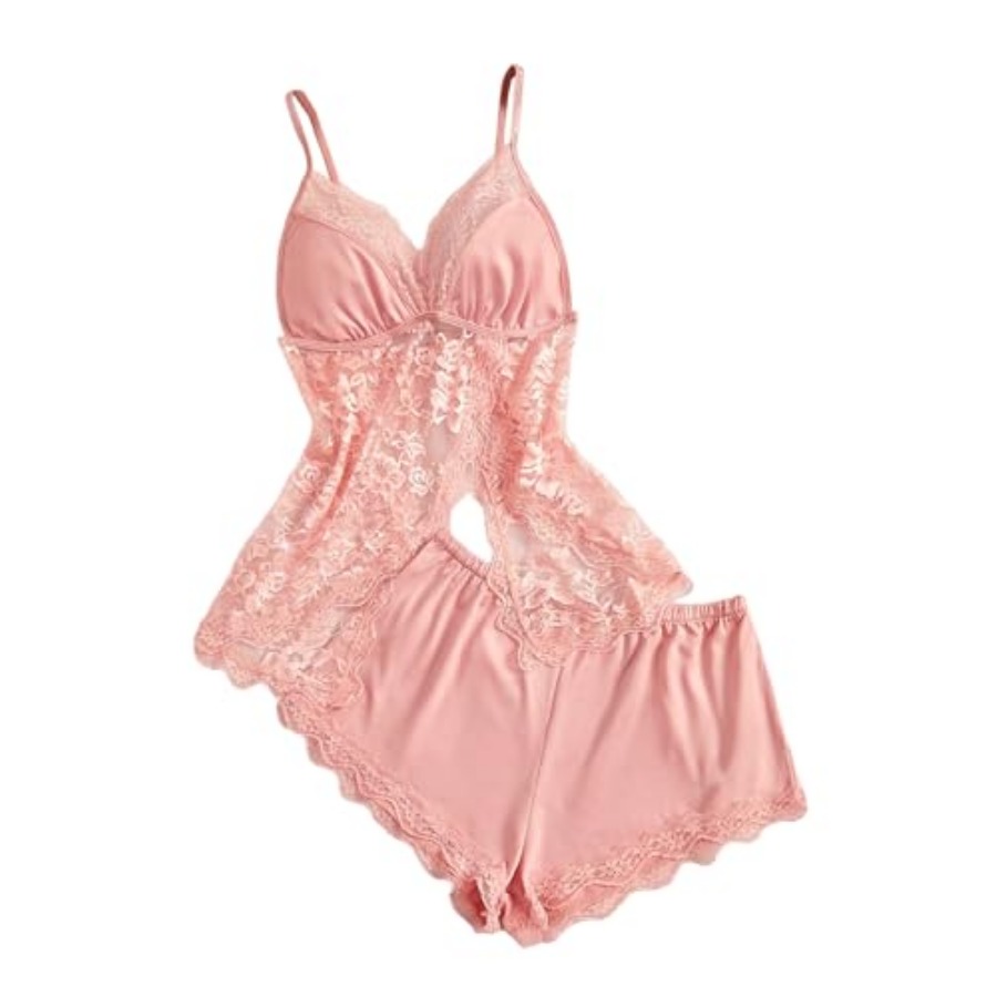 OYOANGLE Women's 2 Pcs Pajama  – V Neck Cami Top Bewertung und Preis