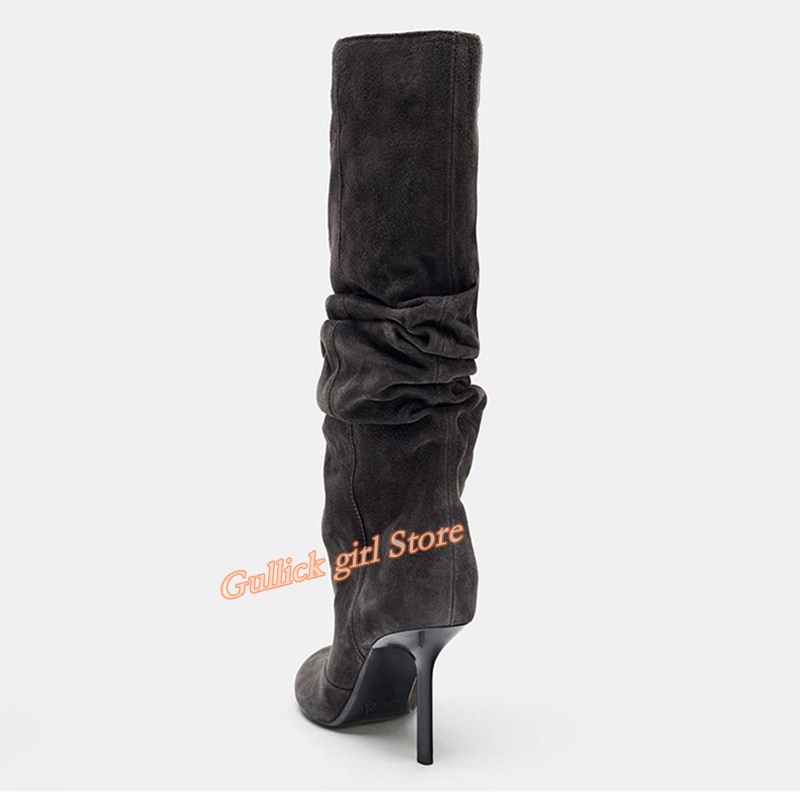 Suede Slouchy Knee High Boots  – Women'S Fashion Winter 2026 Bewertung und Preis