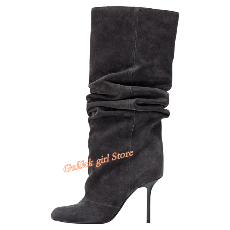 Suede Slouchy Knee High Boots  – Women'S Fashion Winter 2026 Bewertung und Preis