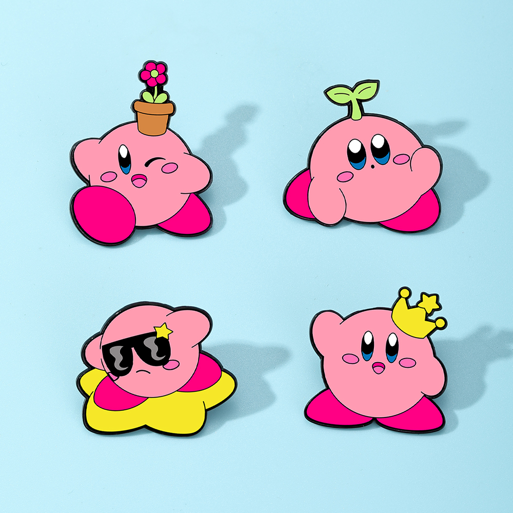 4pcs Kirby Enamel Lapel Pins S – Women Fashion Jeans Bewertung und Preis