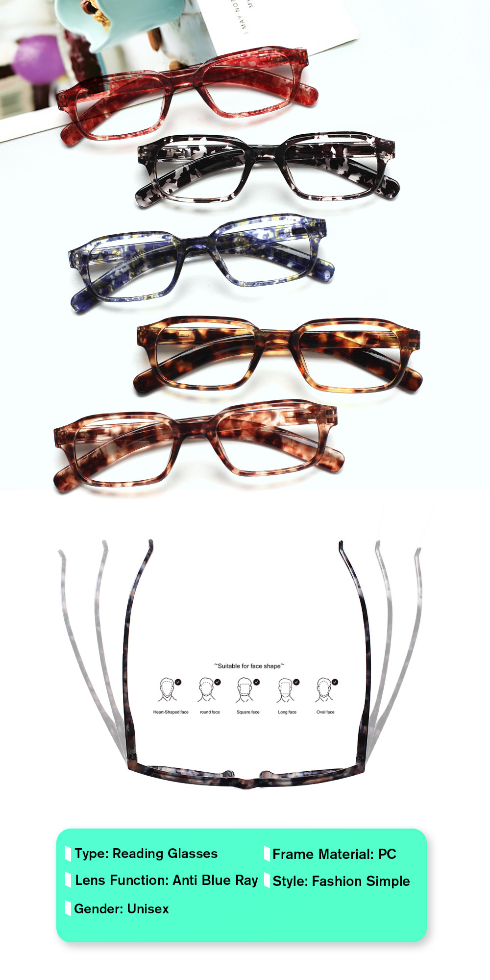 Women Reading Glasses Fashiona – Women'S Fashion Glasses With Clear Lenses Bewertung und Preis