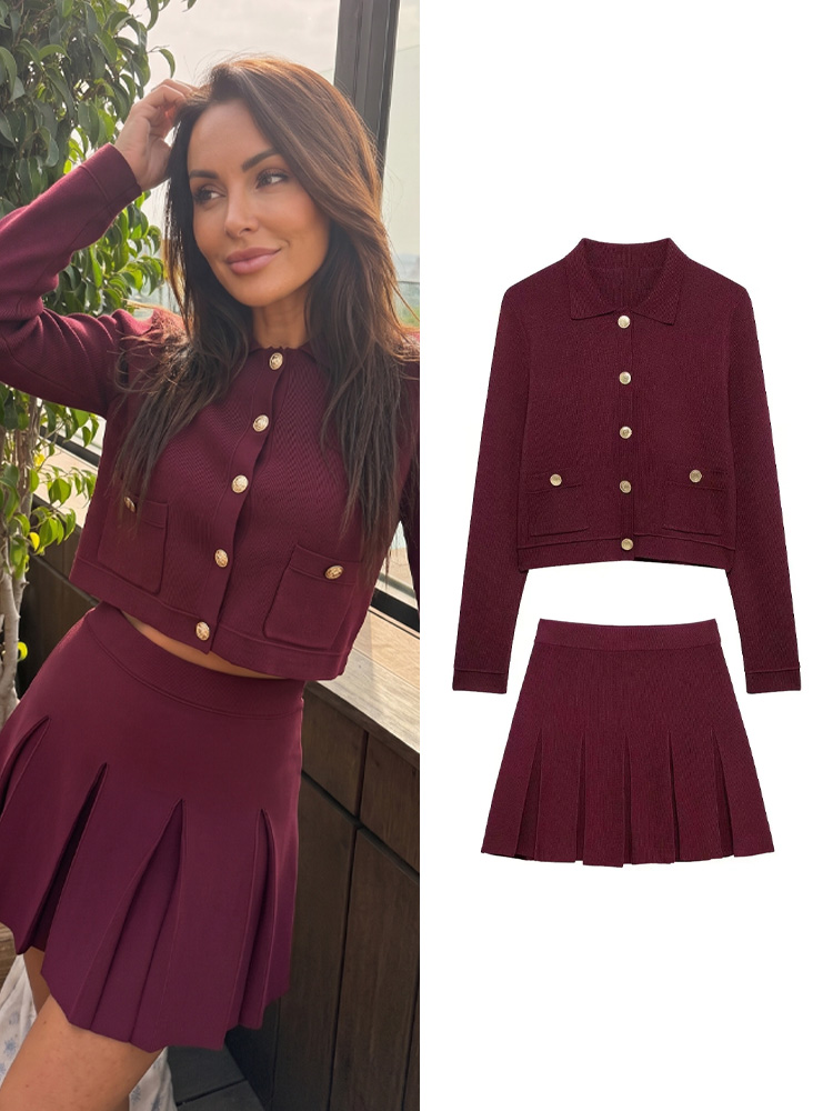 HH Elegant Women Knitted Red S – Longline Cardigan Knit Bewertung und Preis