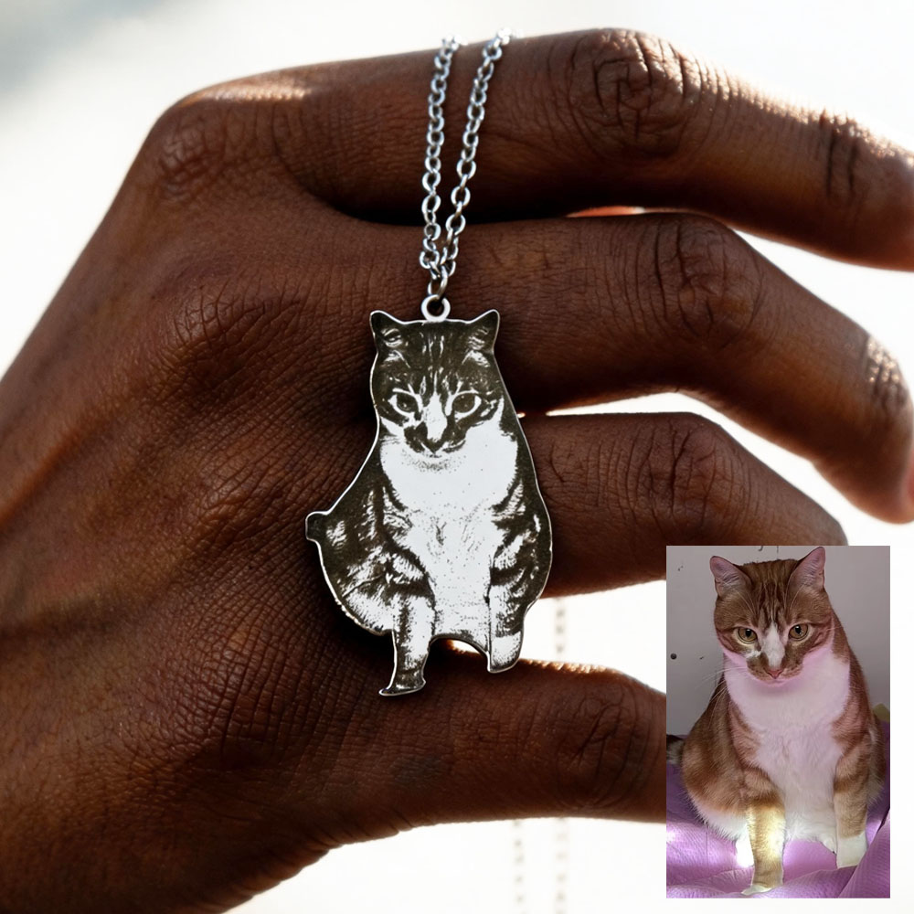 Custom Engrave Pet Photo Neckl – Xl Women'S Fashion Bewertung und Preis