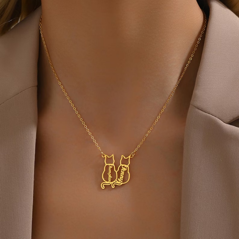 Personalized Cat Name Necklace – Xl Women'S Fashion Bewertung und Preis