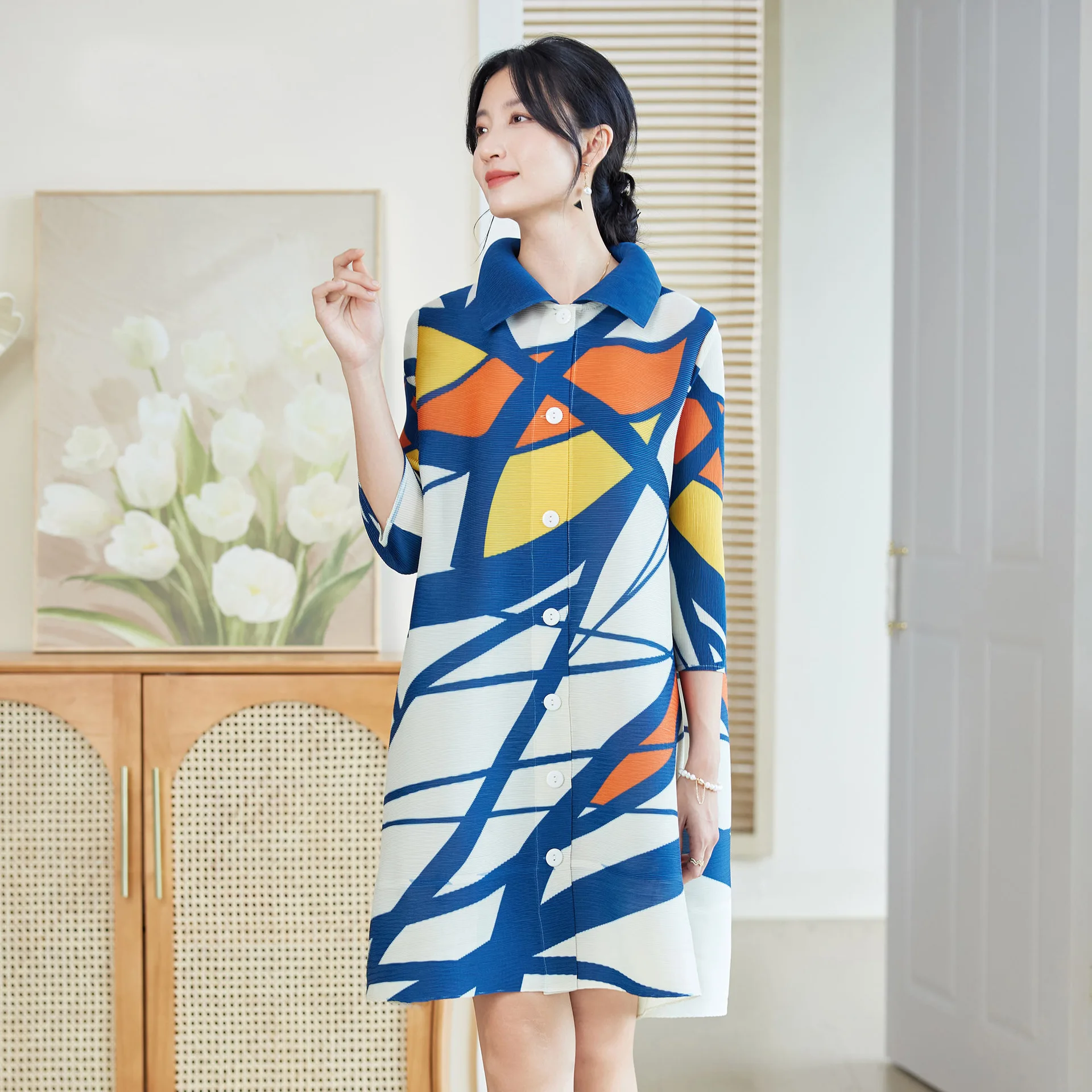 miyake style pleated dress for – Longline Cardigan Knit Bewertung und Preis