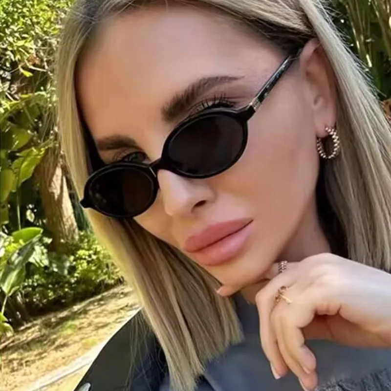 New Oval sunglasses For women  – Women'S Fashion Glasses With Clear Lenses Bewertung und Preis