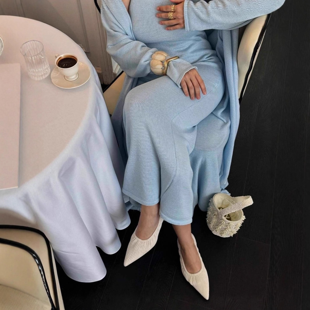 Dress Suit Women Knitted Cardi – Longline Cardigan Knit Bewertung und Preis
