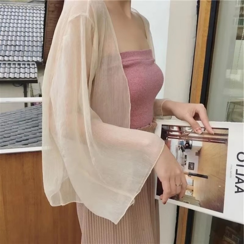 Summer Crinkle Women Cardigan  – Women'S Fashion Knitwear Bewertung und Preis