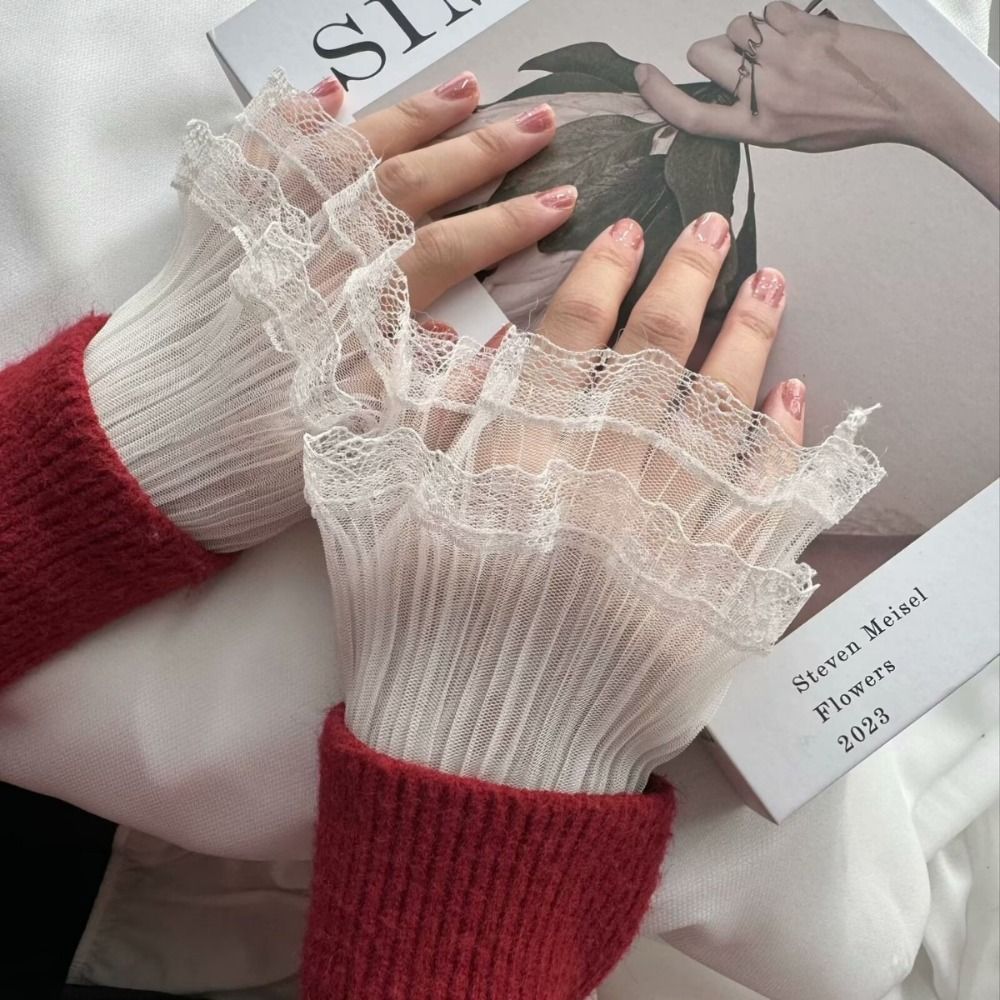 Multilayer Ruffle Lace False S – Women'S Fashion Knitwear Bewertung und Preis