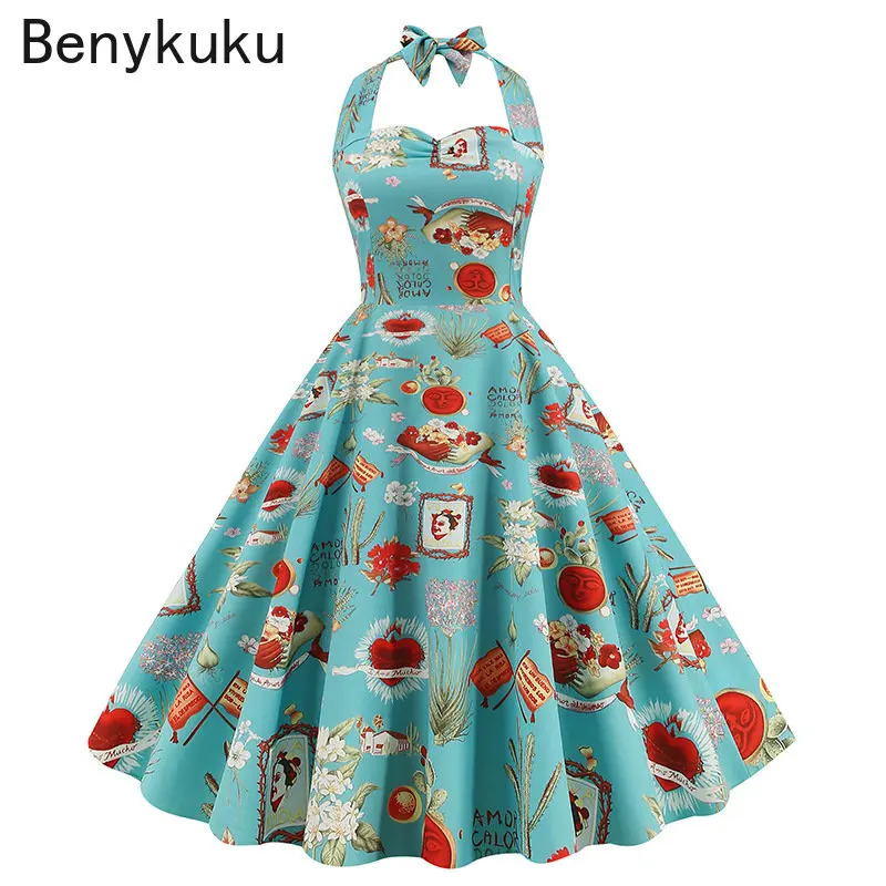 Women Summer Print 50s 60s Vin – Women'S Fashion In The 60S Bewertung und Preis