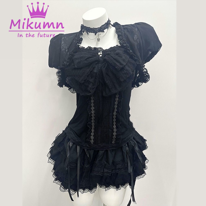 Mikumn Gothic Lolita Black Lac – Women'S Fashion Knitwear Bewertung und Preis