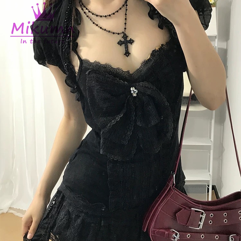 Mikumn Gothic Lolita Black Lac – Women'S Fashion Knitwear Bewertung und Preis