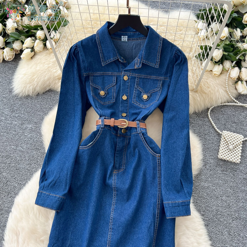 Elegant Women's Denim Dress So – Women Fashion Jeans Bewertung und Preis