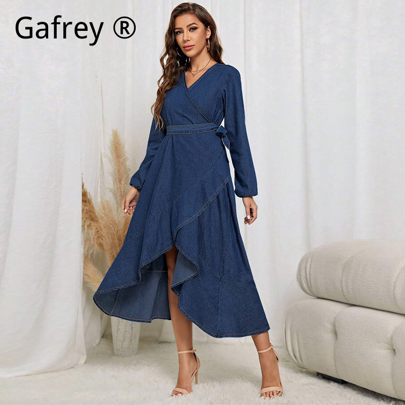 Plus Size Women Denim Dress Lo – Women Fashion Jeans Bewertung und Preis
