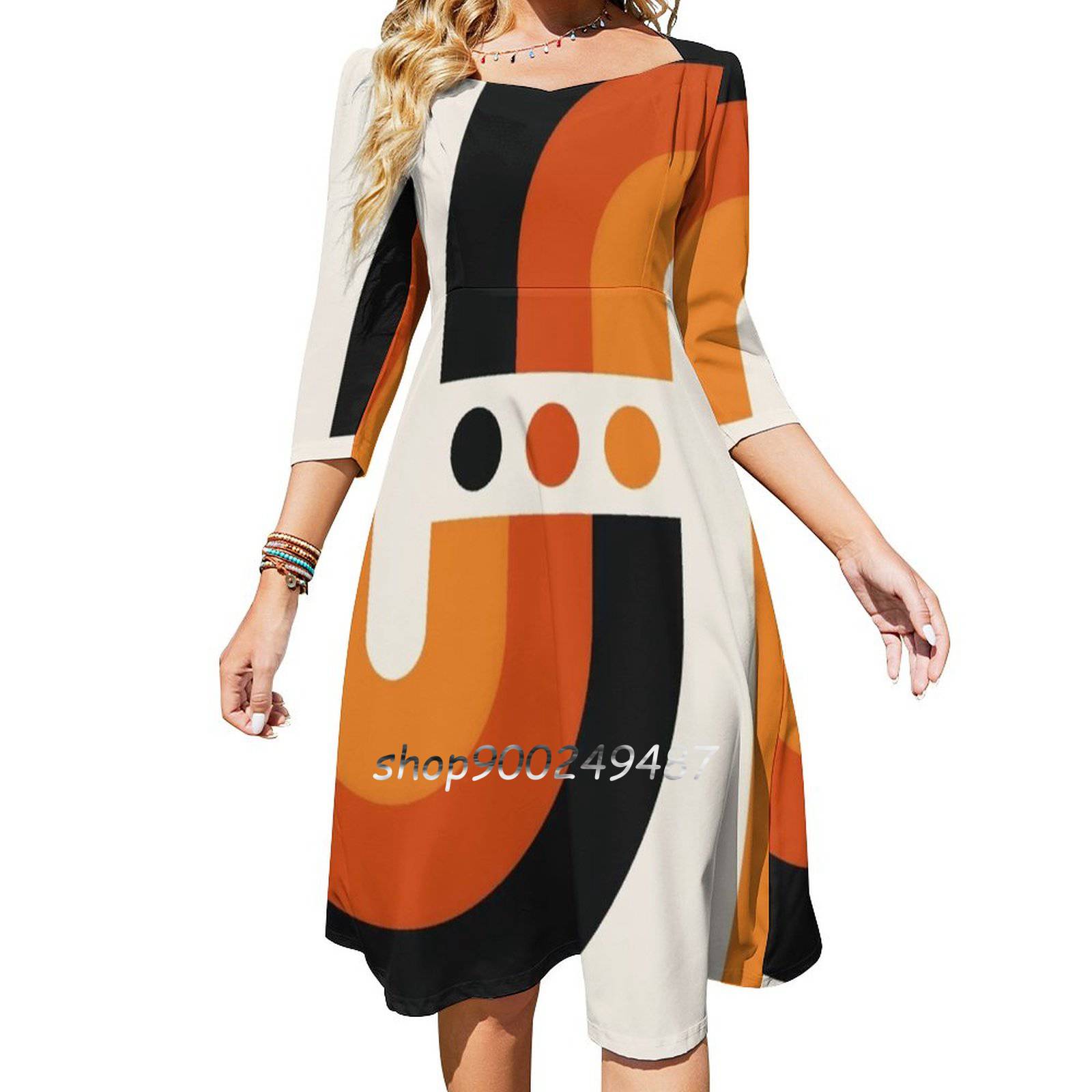 Sunset Rainbow Flare Dress Squ – Women'S Fashion In The 60S Bewertung und Preis