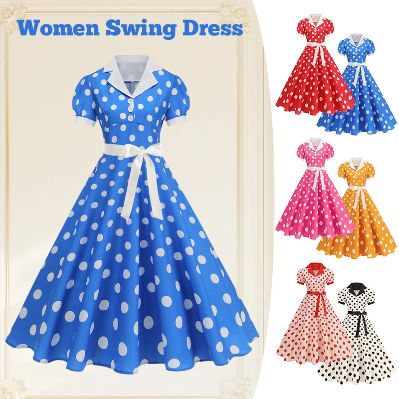 Vintage Polka Dot Summer Dress – Women'S Fashion In The 60S Bewertung und Preis
