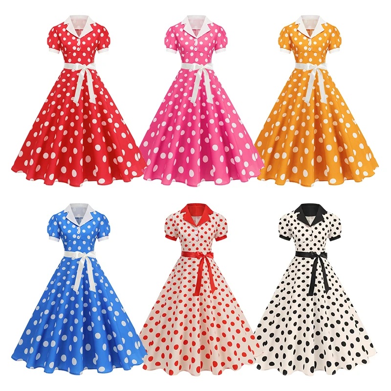 Vintage Polka Dot Summer Dress – Women'S Fashion In The 60S Bewertung und Preis