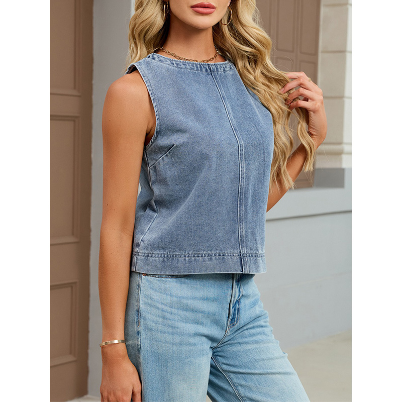 Benuynffy Casual Round Neck De – Women Fashion Jeans Bewertung und Preis
