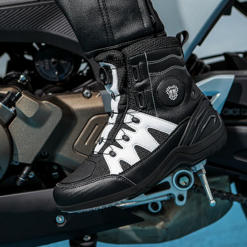 Leather Motorcycle Shoes for C – Women'S Fashion Rain Boots Bewertung und Preis