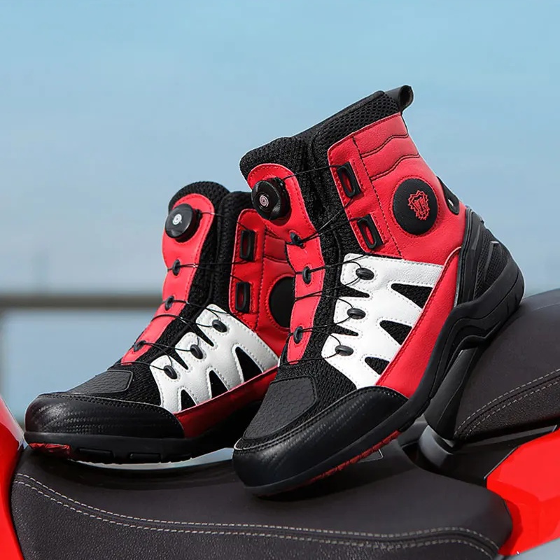 Leather Motorcycle Shoes for C – Women'S Fashion Rain Boots Bewertung und Preis