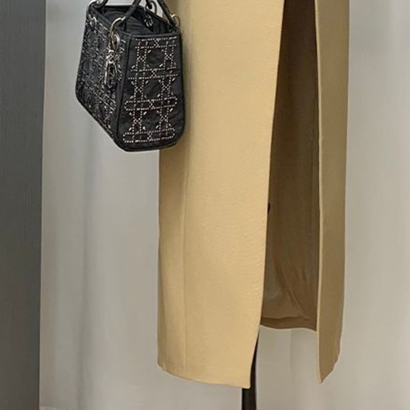 Spring Autumn Lapel Khaki Wome – Xl Women'S Fashion Bewertung und Preis