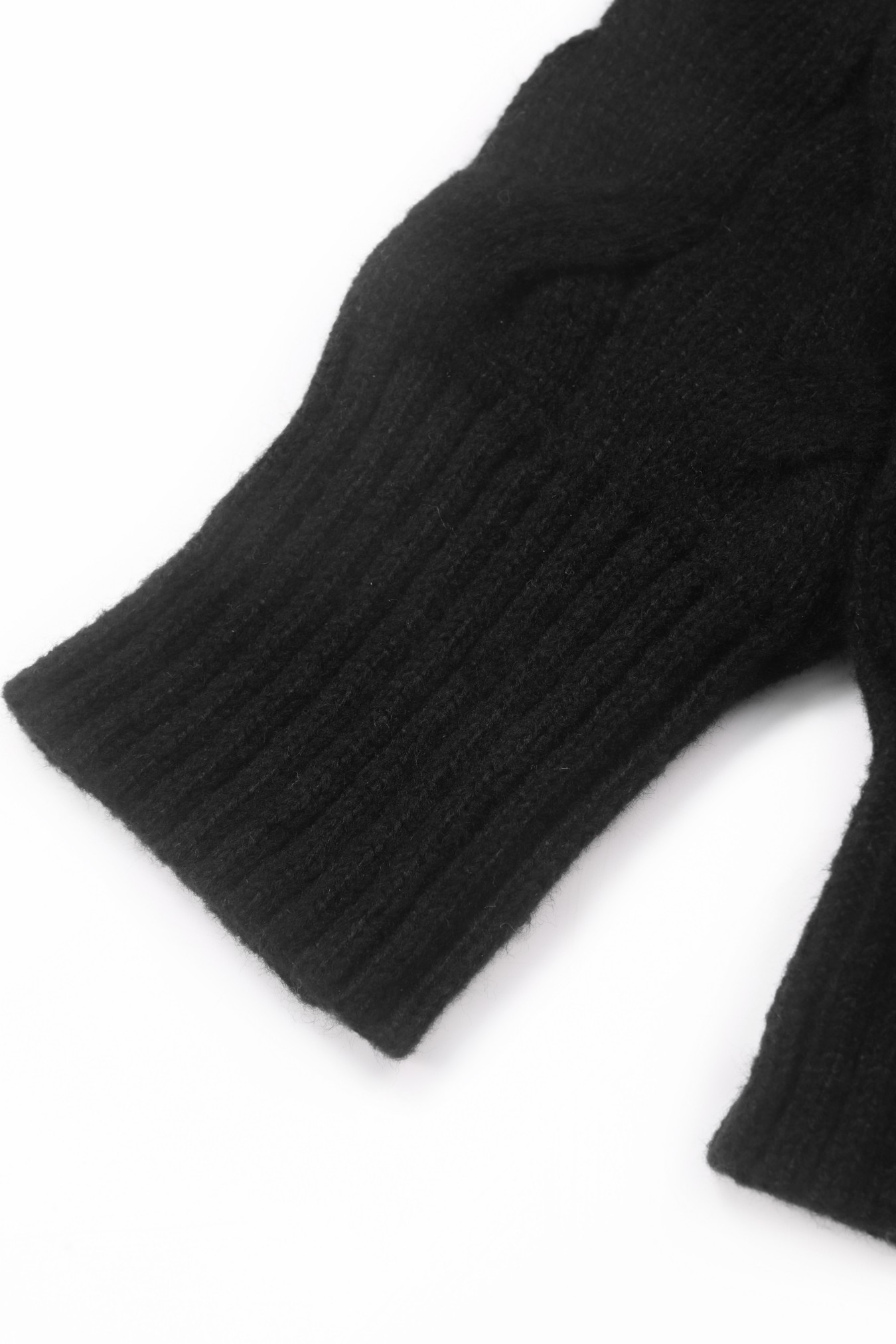 Women's Black Oversized Cable  – Longline Cardigan Knit Bewertung und Preis