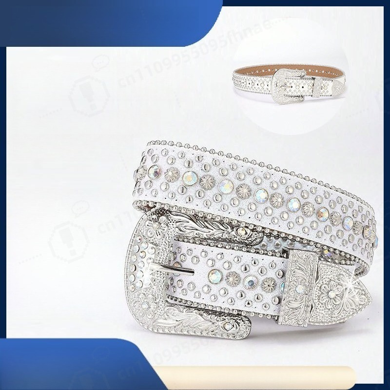 Y2K Style Rhinestone Belt For  – Women Fashion Jeans Bewertung und Preis