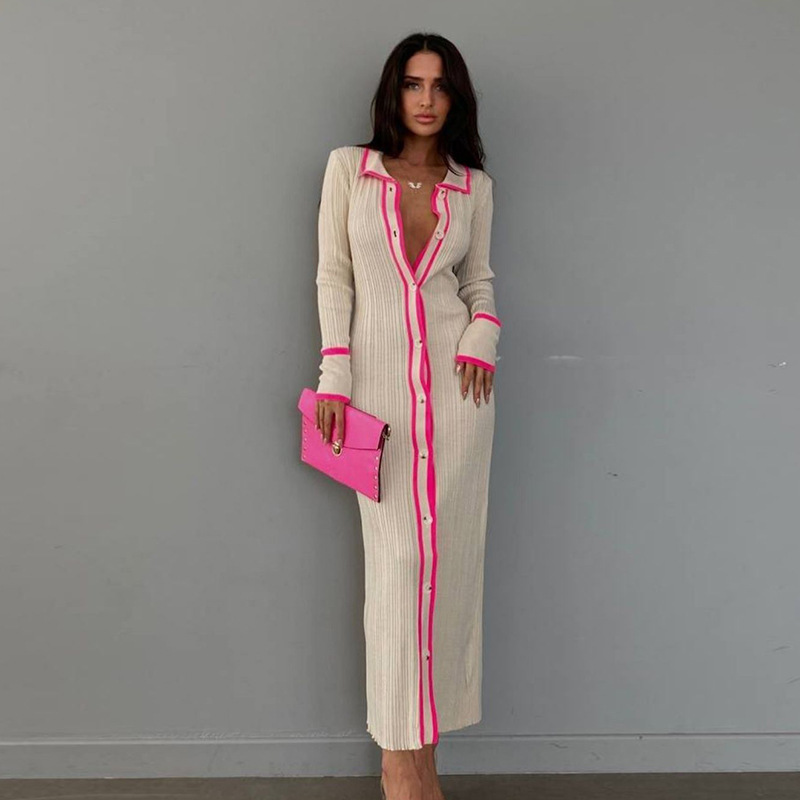 Autumn Knitted Long-sleeved Bu – Longline Cardigan Knit Bewertung und Preis