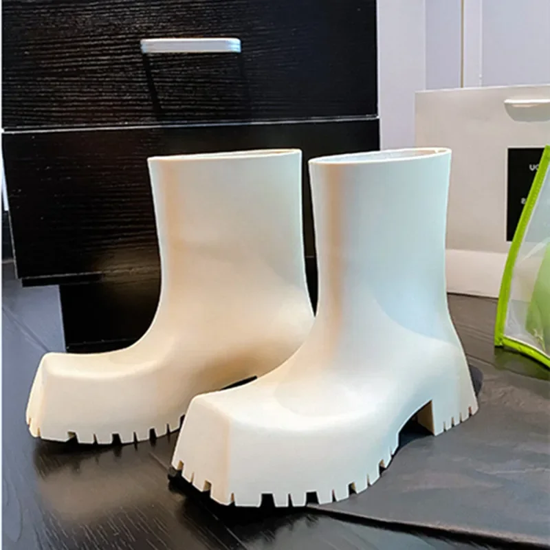 High Quality Soft Leather PU A – Women'S Fashion Rain Boots Bewertung und Preis