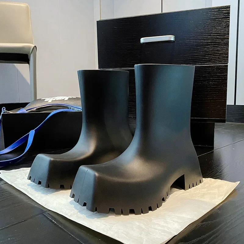 High Quality Soft Leather PU A – Women'S Fashion Rain Boots Bewertung und Preis