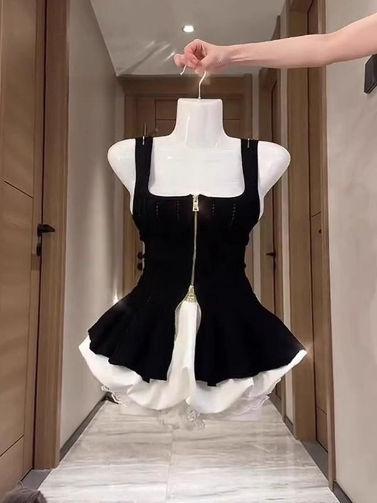 Summer Gothic Hot Girl Slim Sl – V Neck Cami Top Bewertung und Preis