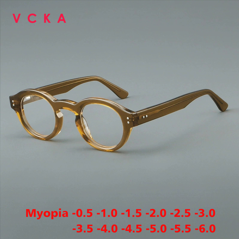 VCKA Fashion Acetate Round Myo – Women'S Fashion Glasses With Clear Lenses Bewertung und Preis