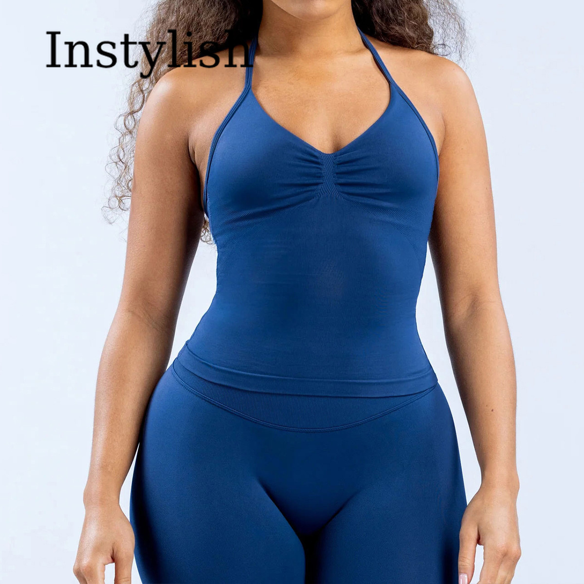 Women Seamless Yoga 2 Piece Se – V Neck Cami Top Bewertung und Preis