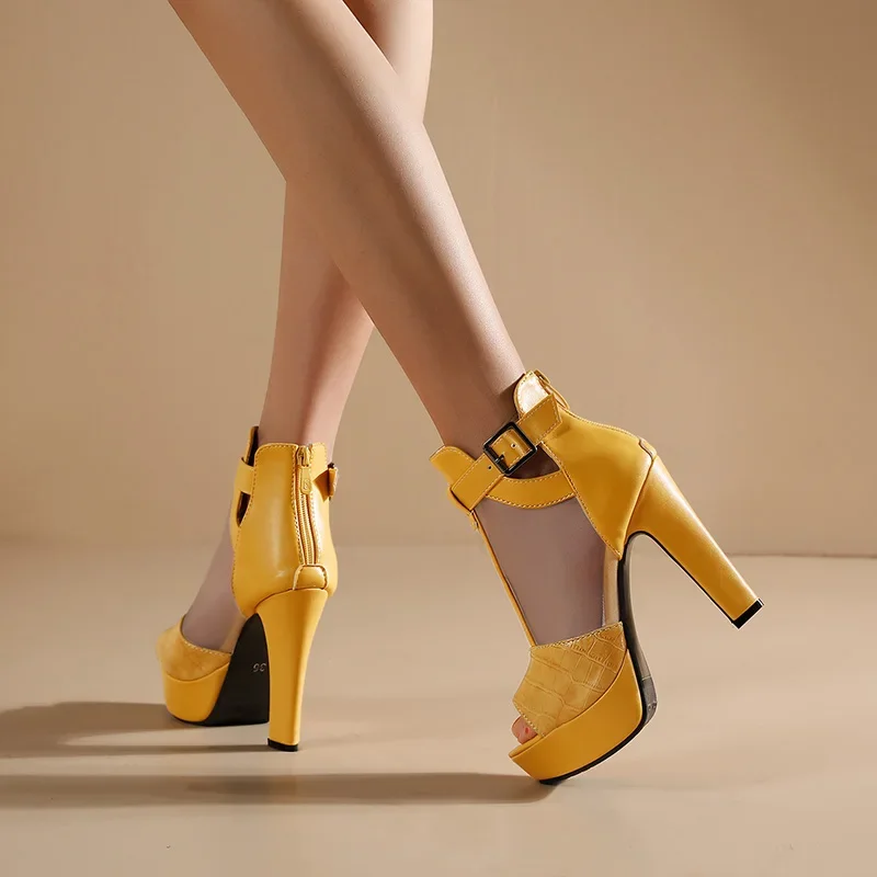 Yellow Platform Sandals Women  – Women'S Fashion Boots Bewertung und Preis
