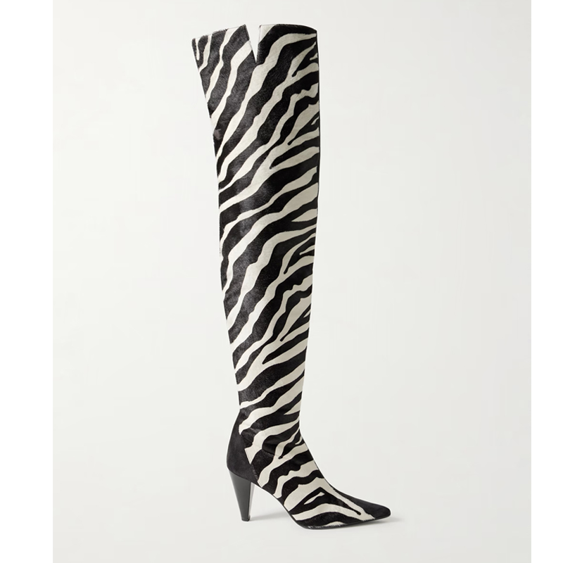 Zebra Print Pointed Toe Conica – Women'S Fashion Winter 2026 Bewertung und Preis