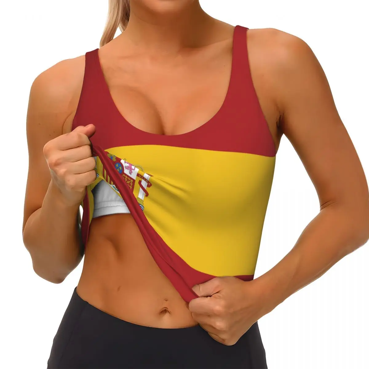 Spain Flag Basic Tops Women Sa – V Neck Cami Top Bewertung und Preis