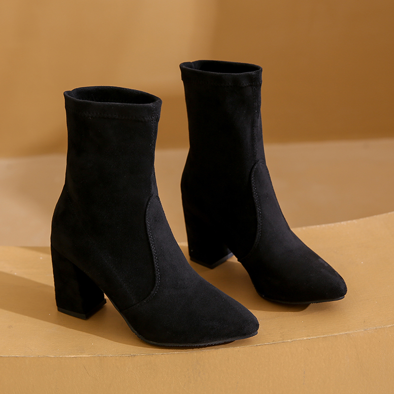 Winter new style chunky heel f – Women'S Fashion Socks Bewertung und Preis