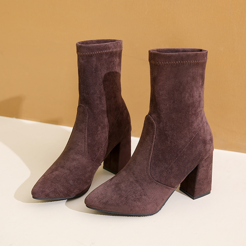 Winter new style chunky heel f – Women'S Fashion Socks Bewertung und Preis