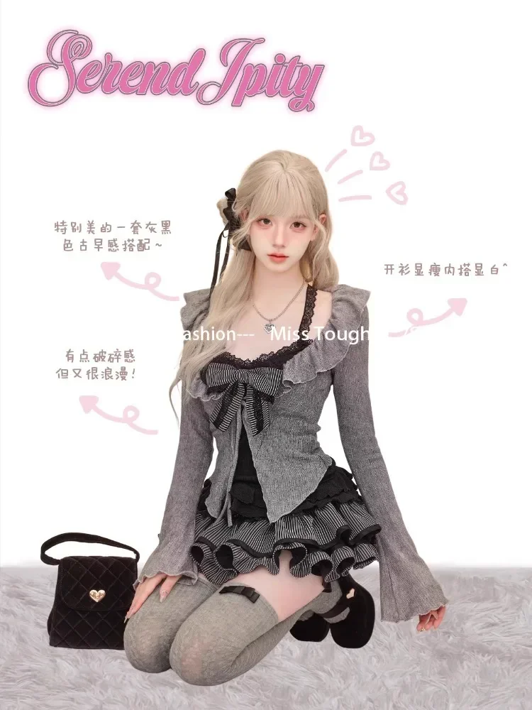 Sweet Lolita Vintage Suits Wom – Women'S Fashion Knitwear Bewertung und Preis